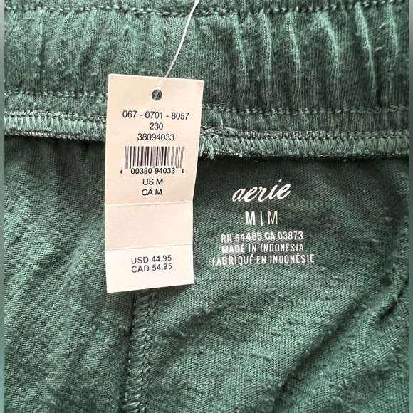 NWT - Aerie Green Pull On Pants - Picture 5 of 10